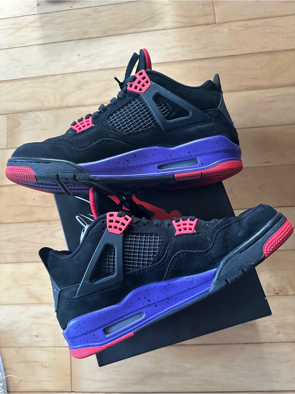 Air Jordan 4 Retro NRG Raptors 2018 (Black, Court Purple)